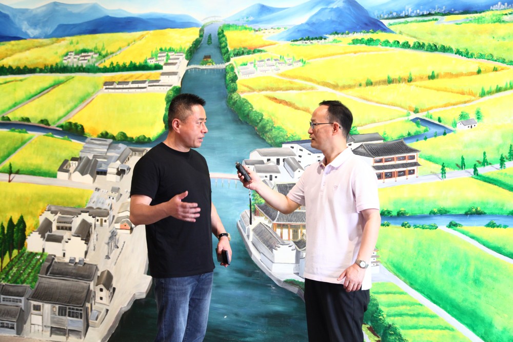 八八战略1（摄影：毛思文 时间：2023年6月19日 广播新闻中心记者在海曙区集士港镇山下庄村采访.JPG